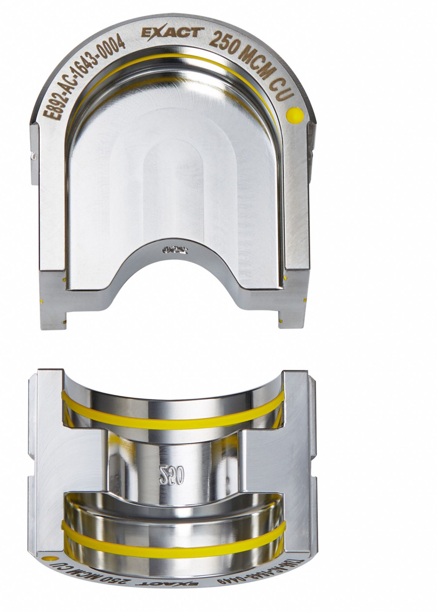 MILWAUKEE Upper and Lower Crimping Die Use with Power Tool, 250 kcmil