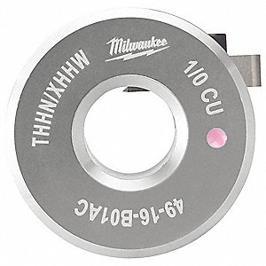 BUSHING, 1/0 AWG, ALUMINUM, 60 MM THICK, 0.5 IN DIA, 2 21/100 X 1 41/100 X 1 7/20 IN