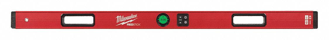 DIGITAL LEVEL, INC CASE/WALL ADAPTER/USB CORD/USB BATTERY, IP65 RATED, RED, 48 X 1 2/5 X 2 3/4 IN