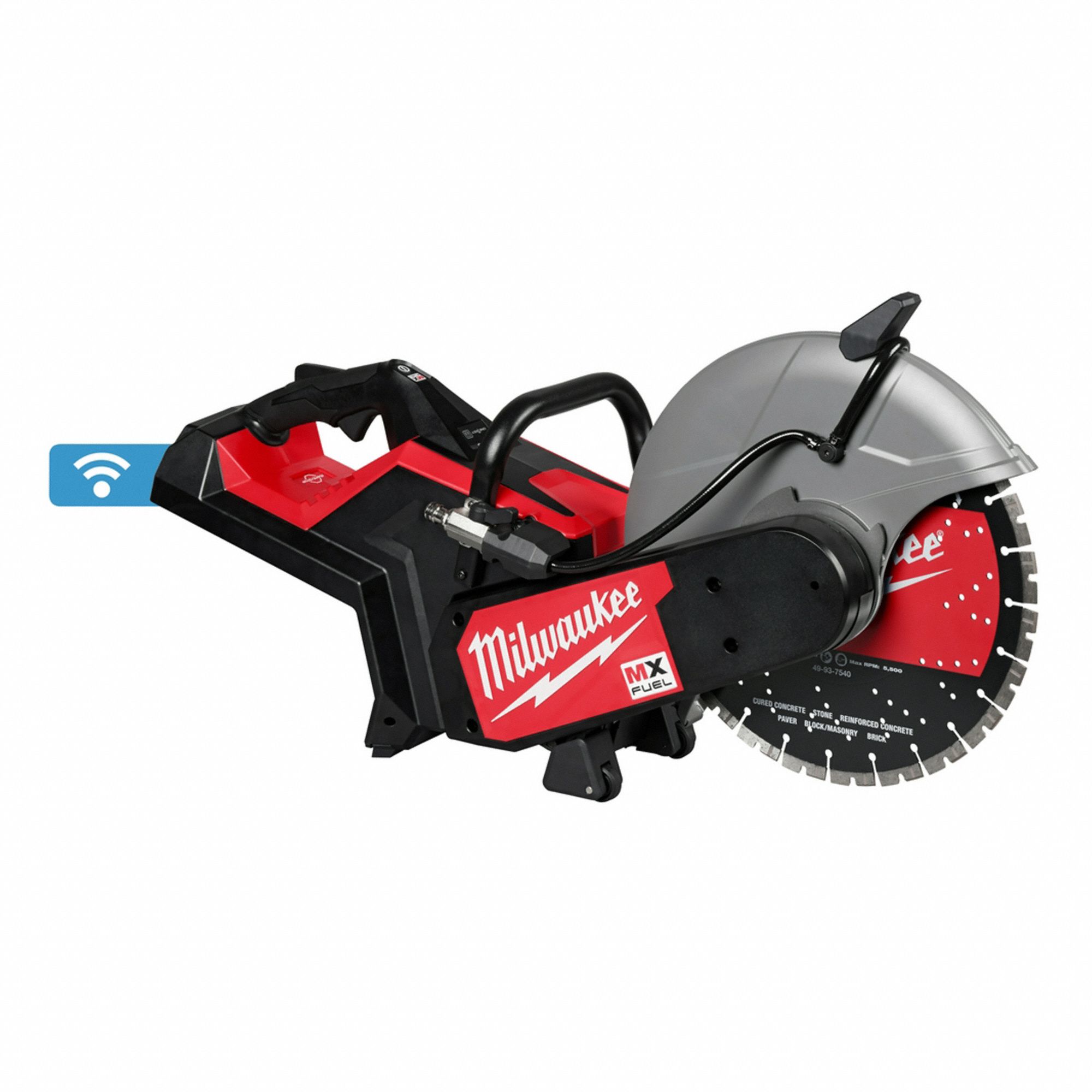 SAW,14 IN BLADE DIA,MX FUEL,5350 RPM