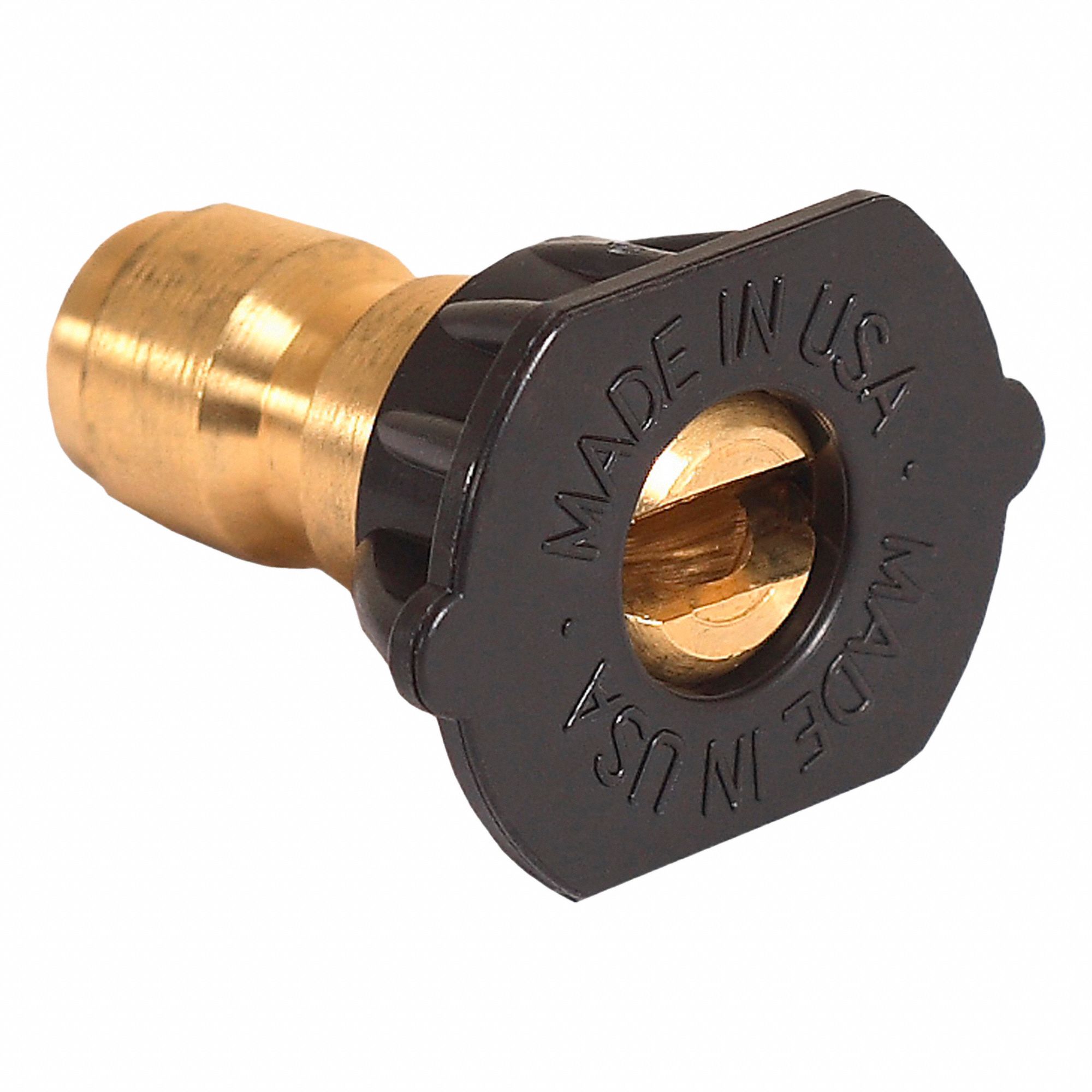 NOZZLE, HARDENED STAINLESS-STEEL, 1.79 GPM TO 4.47 GPM FLOW, BLACK, MALE INLET