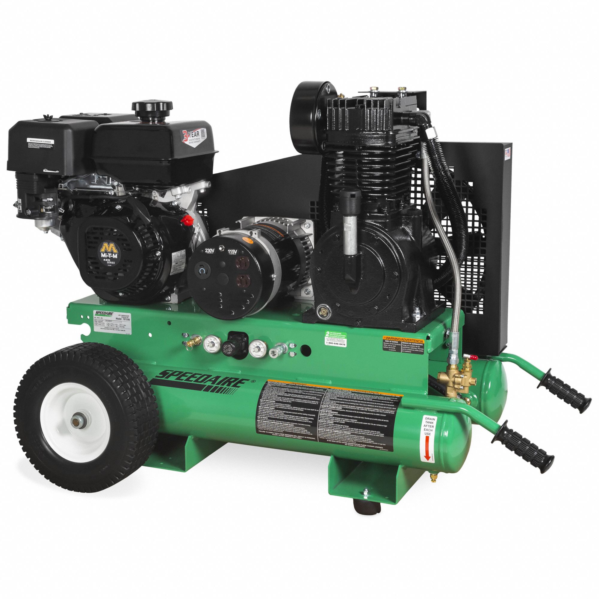 AIR COMPRESSOR/GEN GAS, PORTABLE