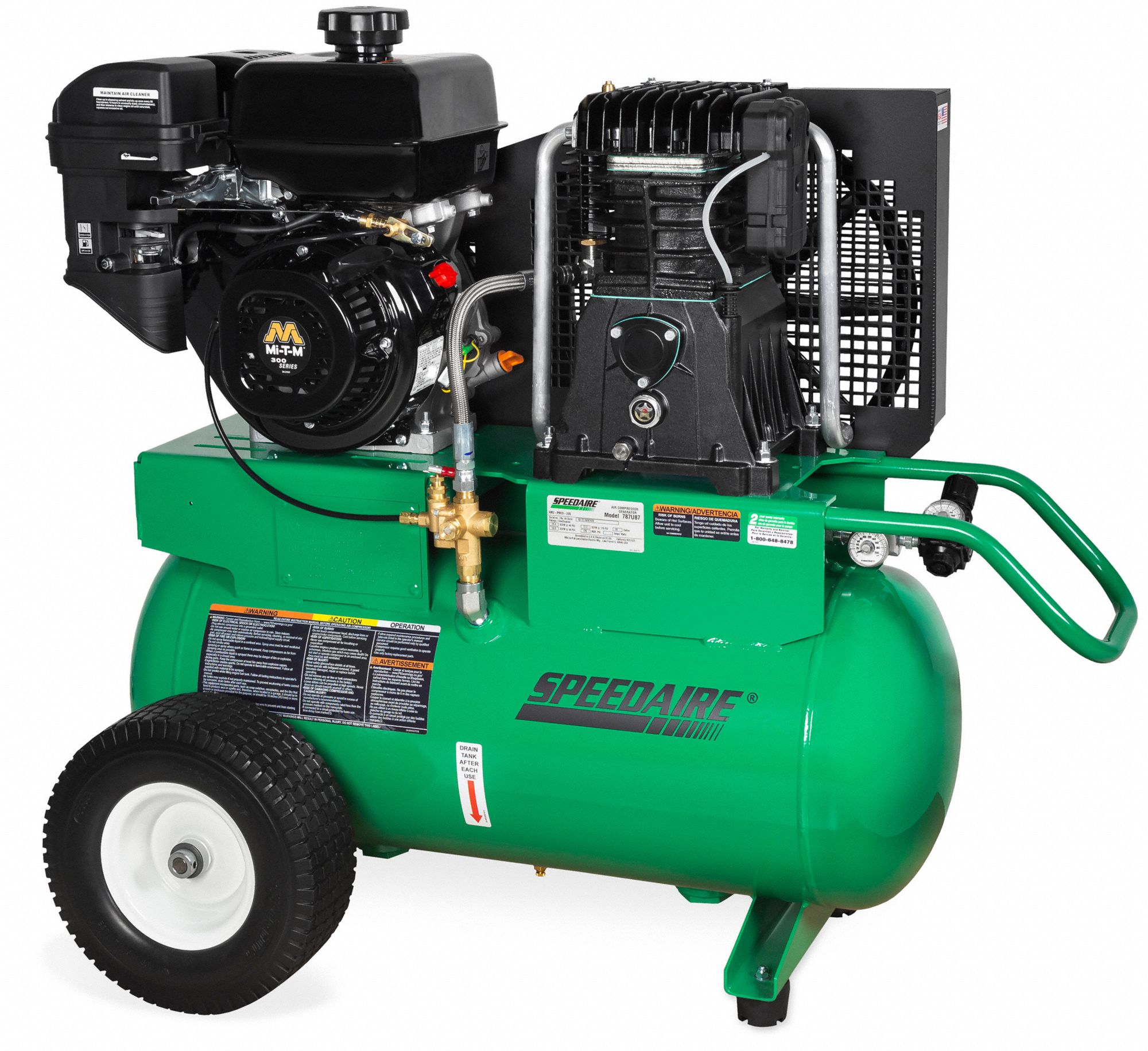 Portable gas deals engine air compressors