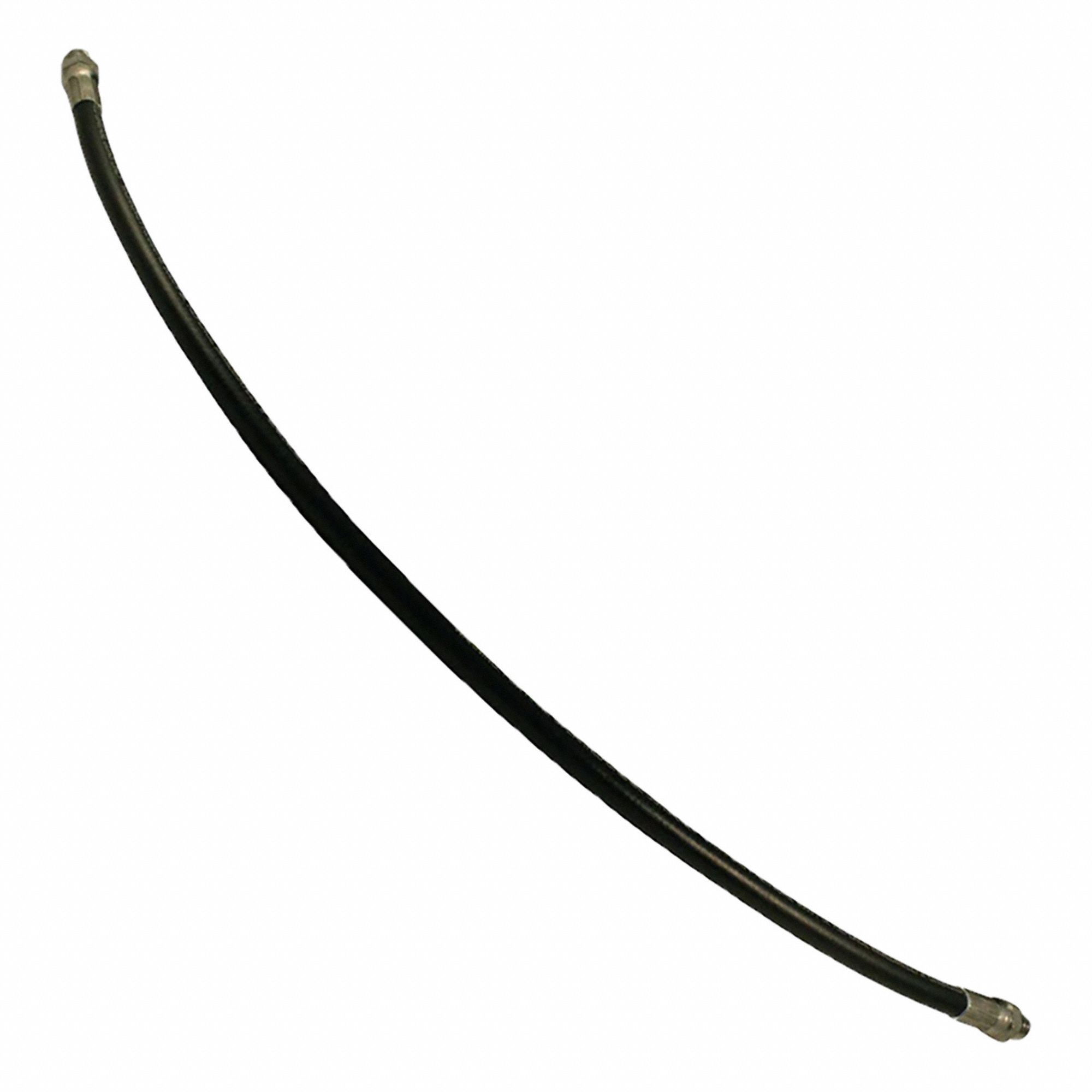 HOSE ASSEMBLY, NYLON, 18 IN L, BLACK, 4,500 PSI AT 70 F, ½ IN OD, 13/32 IN ID, ⅛ AND⅛ IN HOSE FITTINGS
