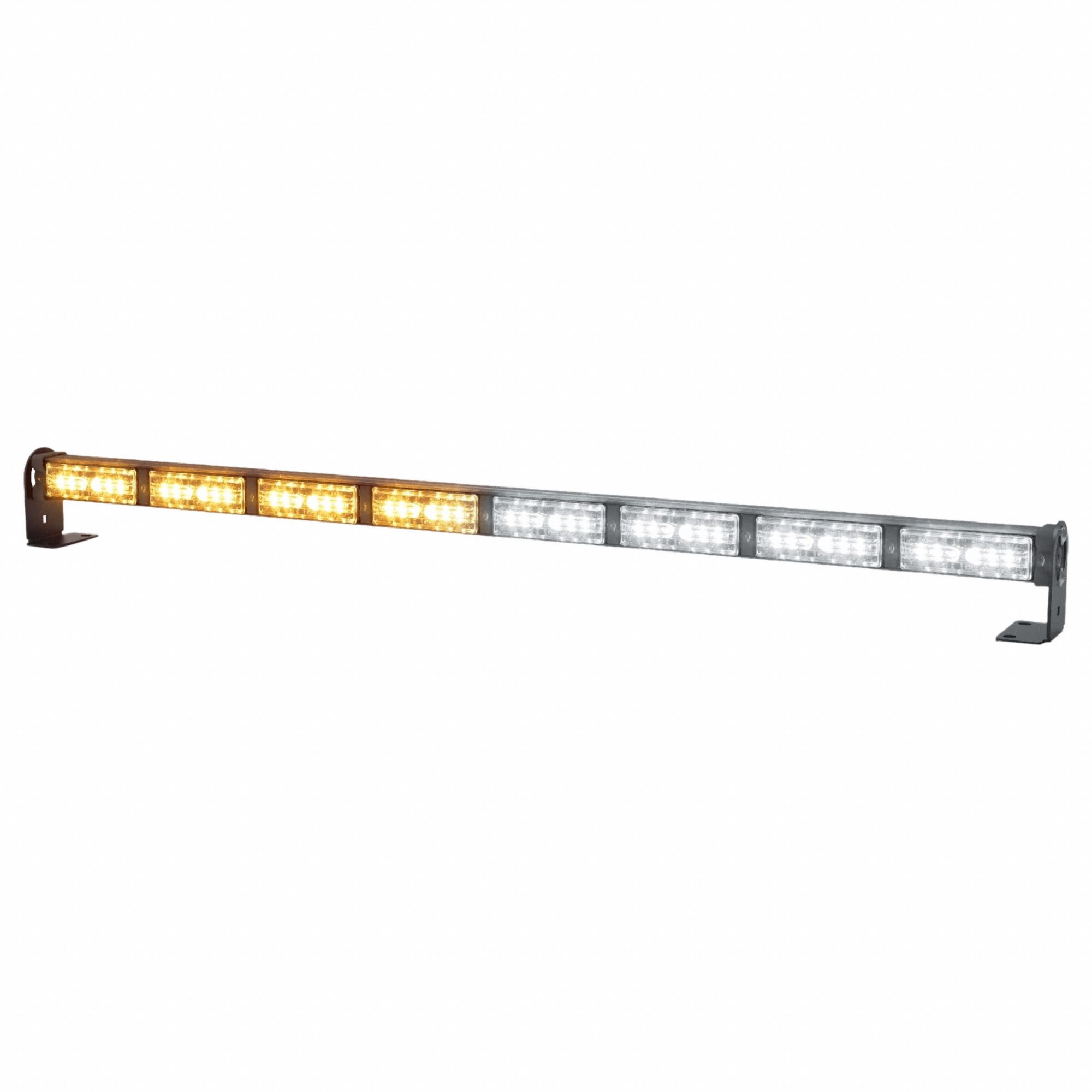 Warning and Directional Light Stick: Combo Warning and Directional Light, Amber/White, Clear
