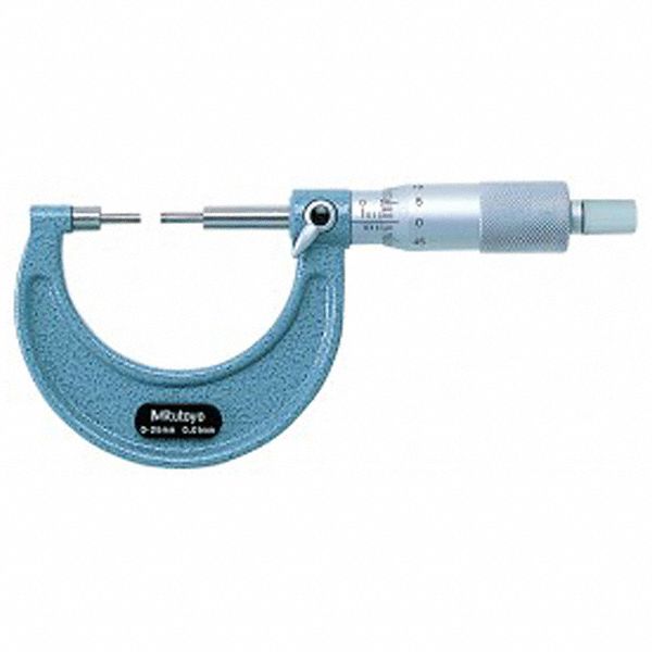 SPLINE MICROMETER, 0-25MM