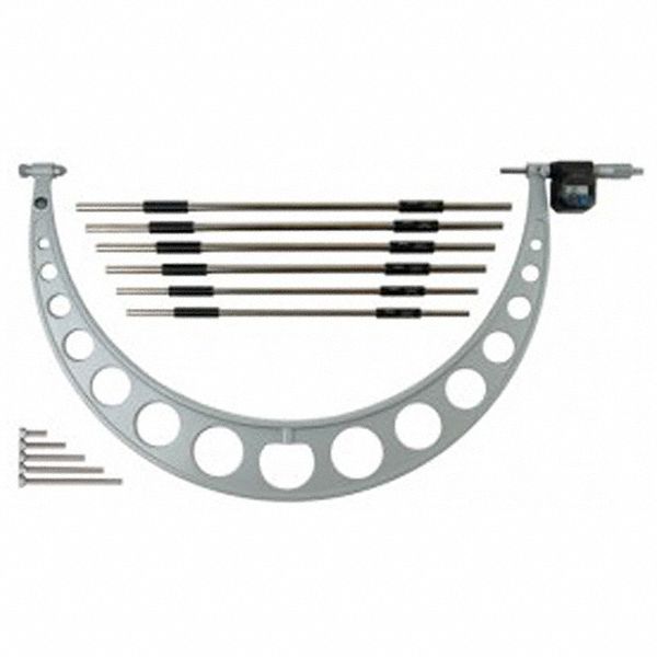 JEU MICROMÈTRES EXTÉRIEURS, PRÉCISION +/-0,0204 PO, 12 À 18 PO