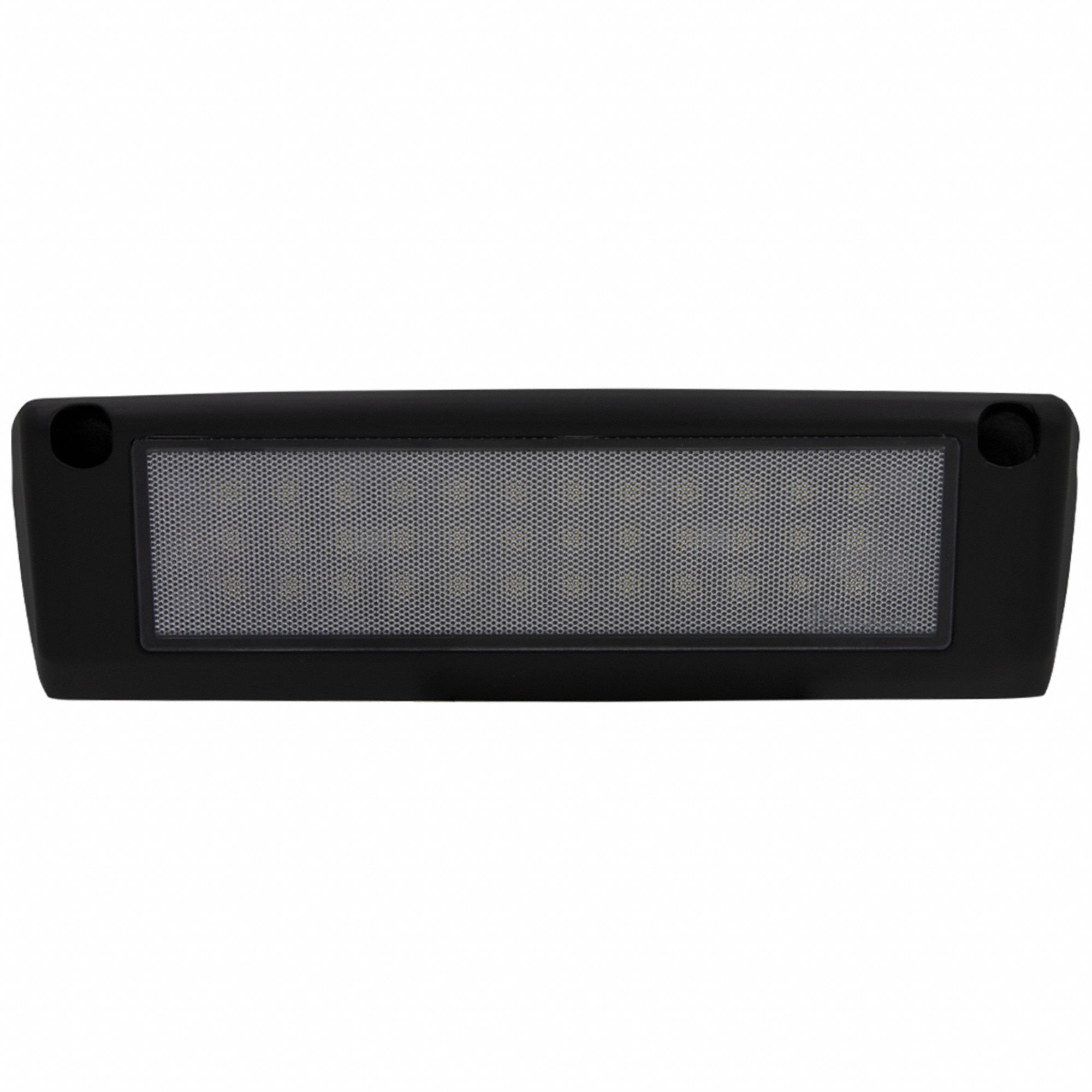 Vehicle Work Light: Rectangular, Flood, LED, Screw, Blunt Cut Wires, Universal, Black