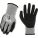 NITRILE COATED CUT-RESISTANT GLOVES, L, GRY, 8.19 IN LONG, 13 GA THICK, HPPE/NYLON