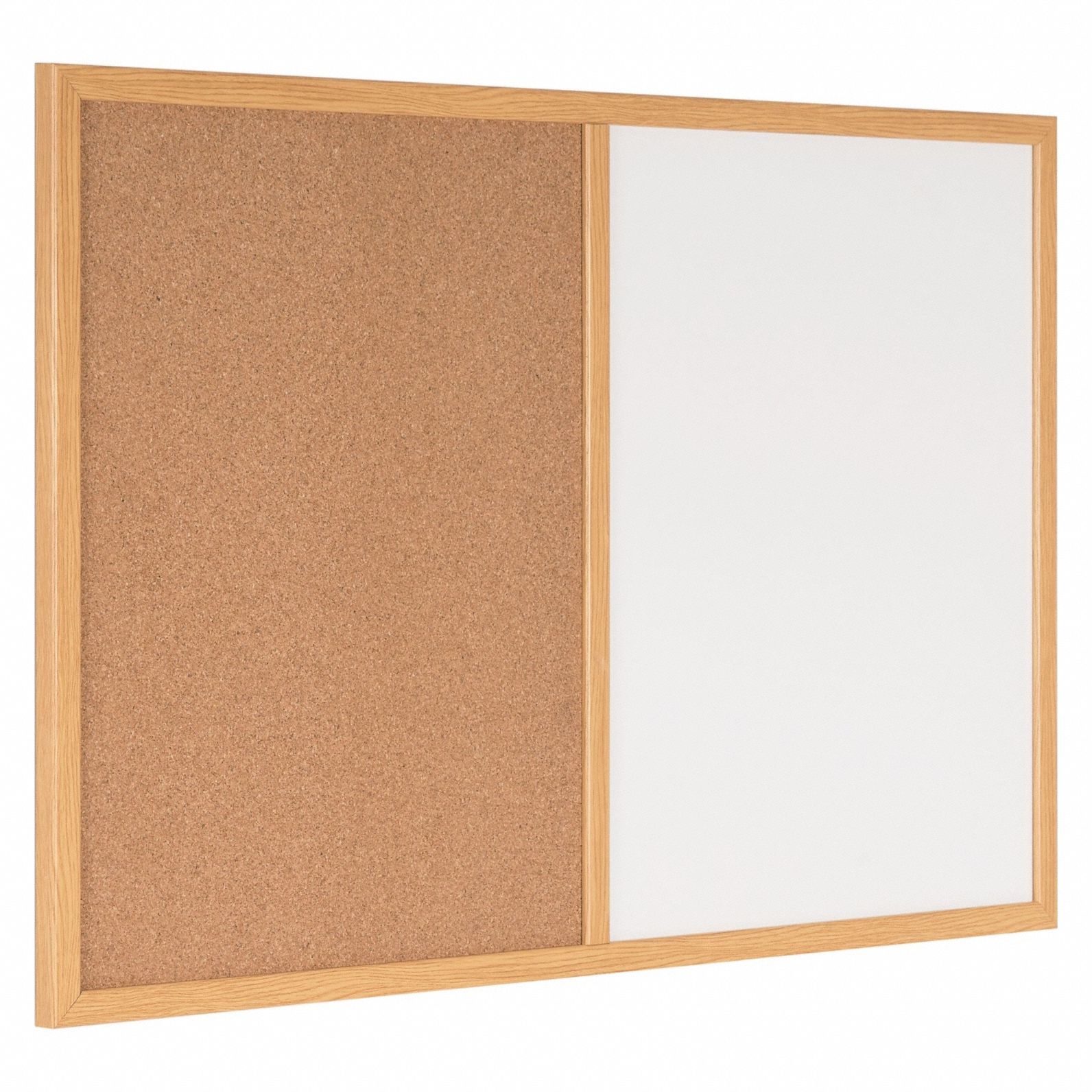 MASTERVISION, Cork Combo Board,2 ft.x3ft.,Oak Frame 65AA42