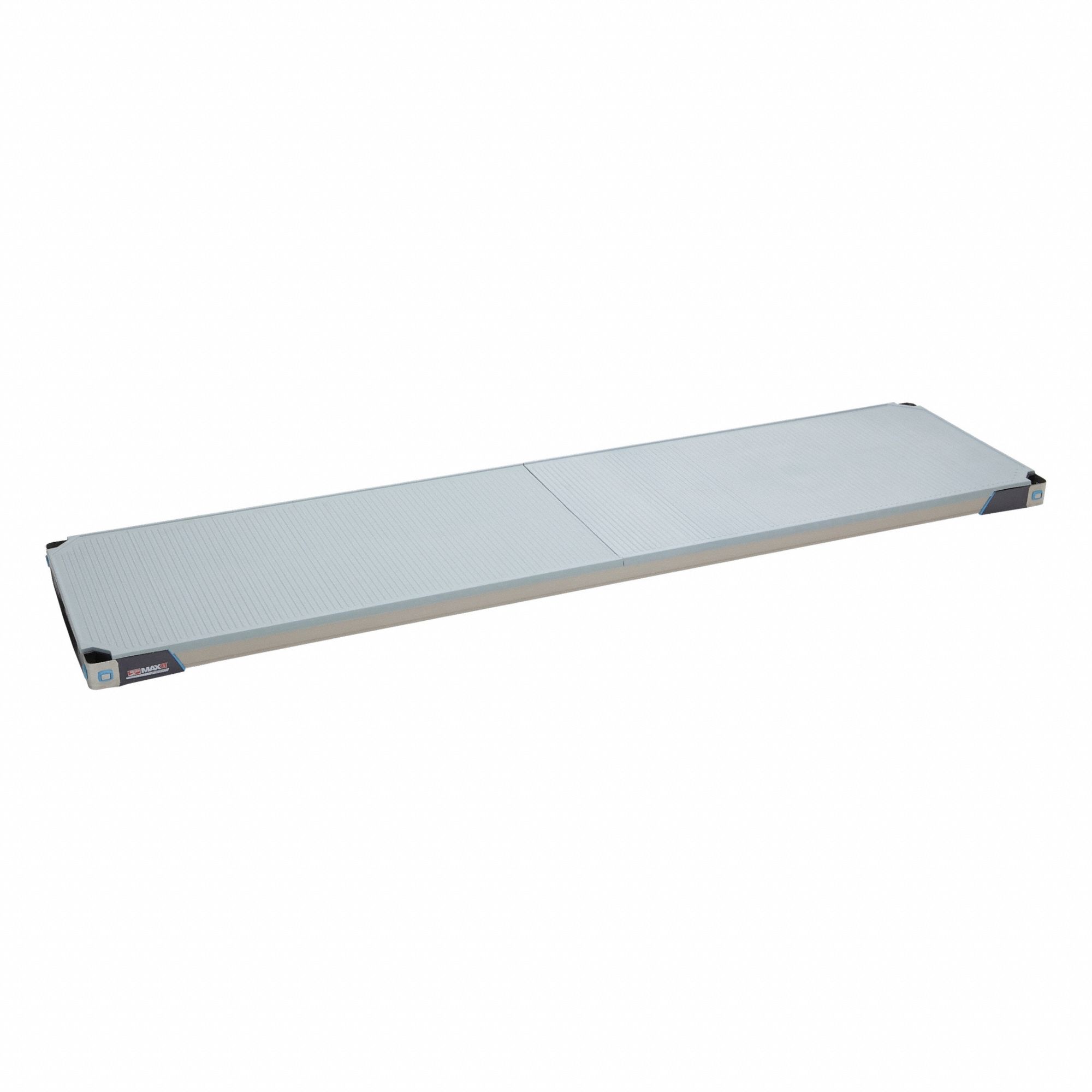 Shelf: 18 in x 72 in, Solid Shelf, 750 lb Shelf Capacity, Antimicrobial/Corrosion-Resistant