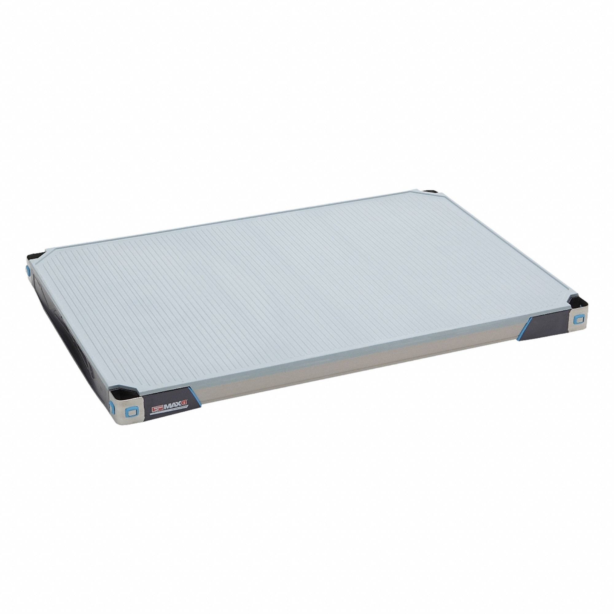 Shelf: 24 in x 36 in, Solid Shelf, 1, 000 lb Shelf Capacity, Antimicrobial/Corrosion-Resistant