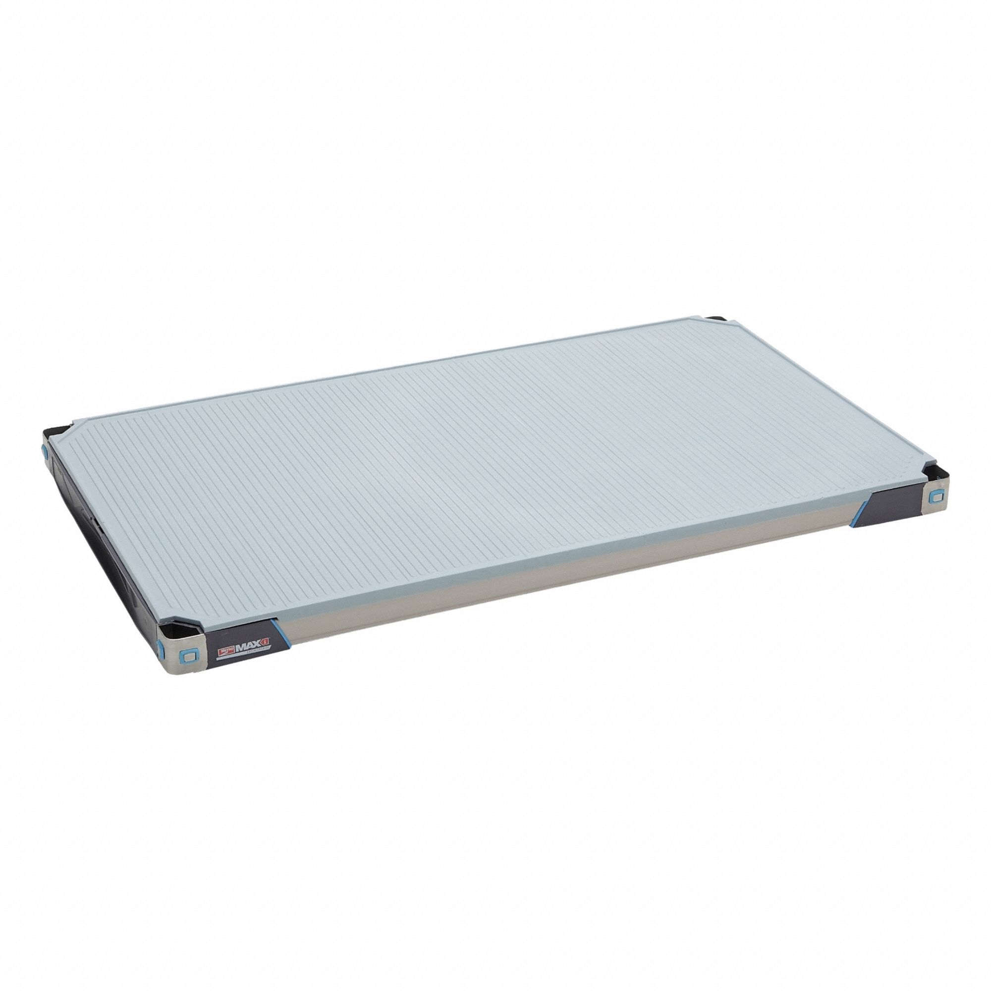 Shelf: 24 in x 42 in, Solid Shelf, 1, 000 lb Shelf Capacity, Antimicrobial/Corrosion-Resistant