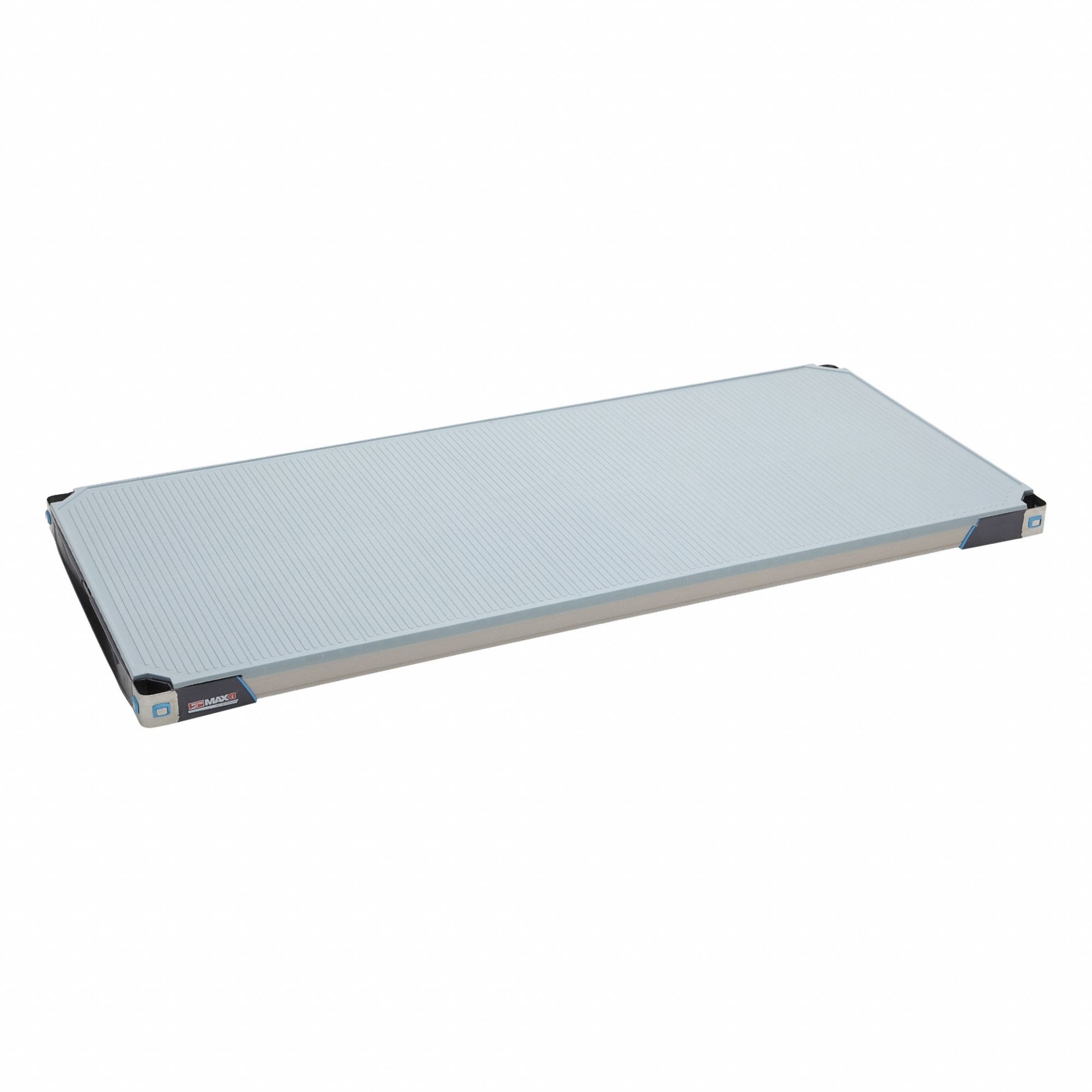 Shelf: 24 in x 54 in, Solid Shelf, 750 lb Shelf Capacity, Antimicrobial/Corrosion-Resistant