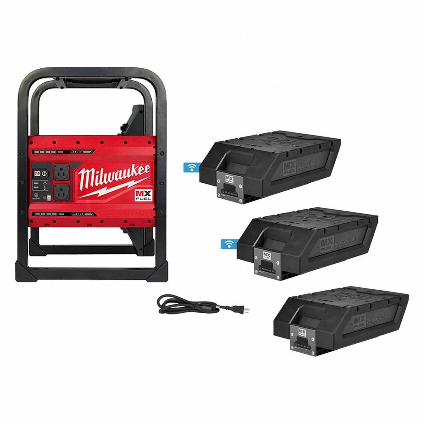 Power Supply and Battery: (3) MX FUEL Batteries
