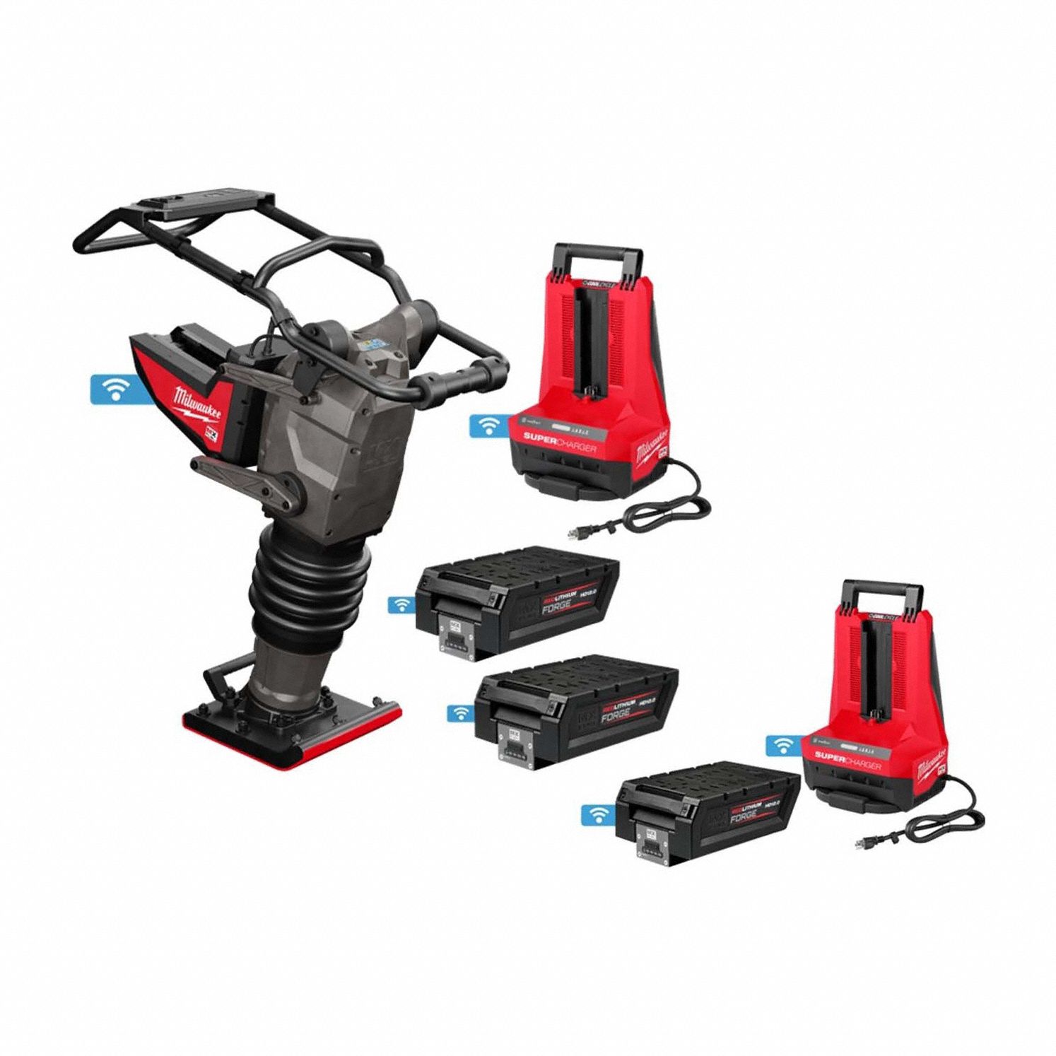 Rammer Kit: MX FUEL™ Platform, 13 3/4 in Plate Lg, 11 in Plate Wd, 3799 lbf