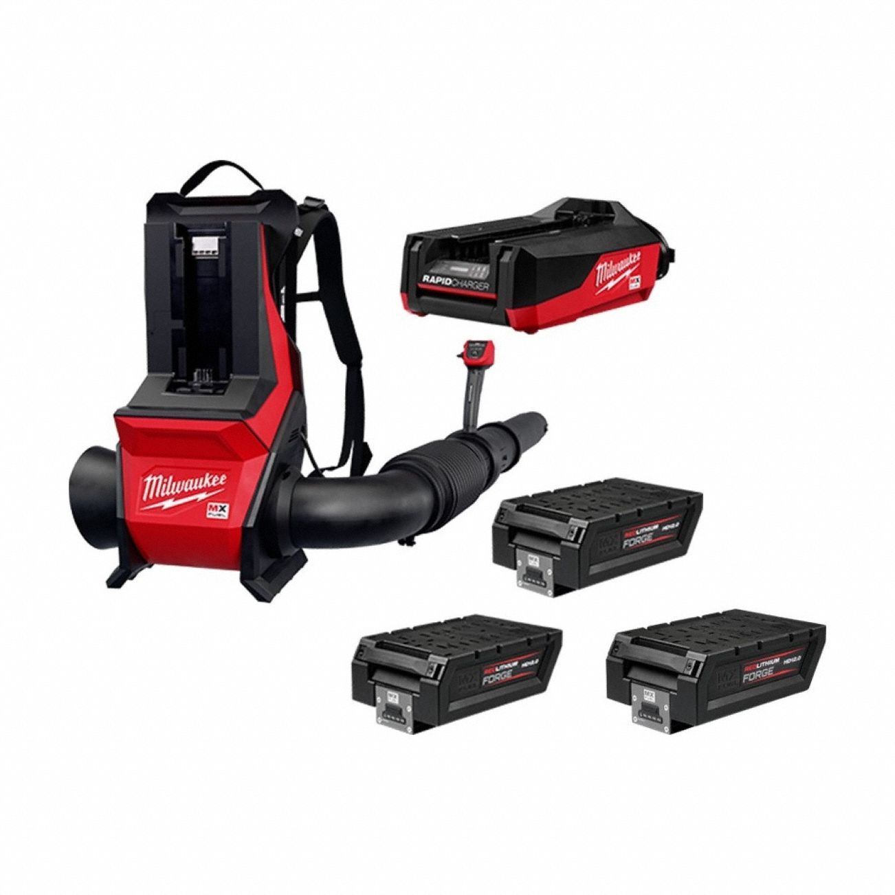 MX FUEL Backpack Blower+FORGE 12 Battery