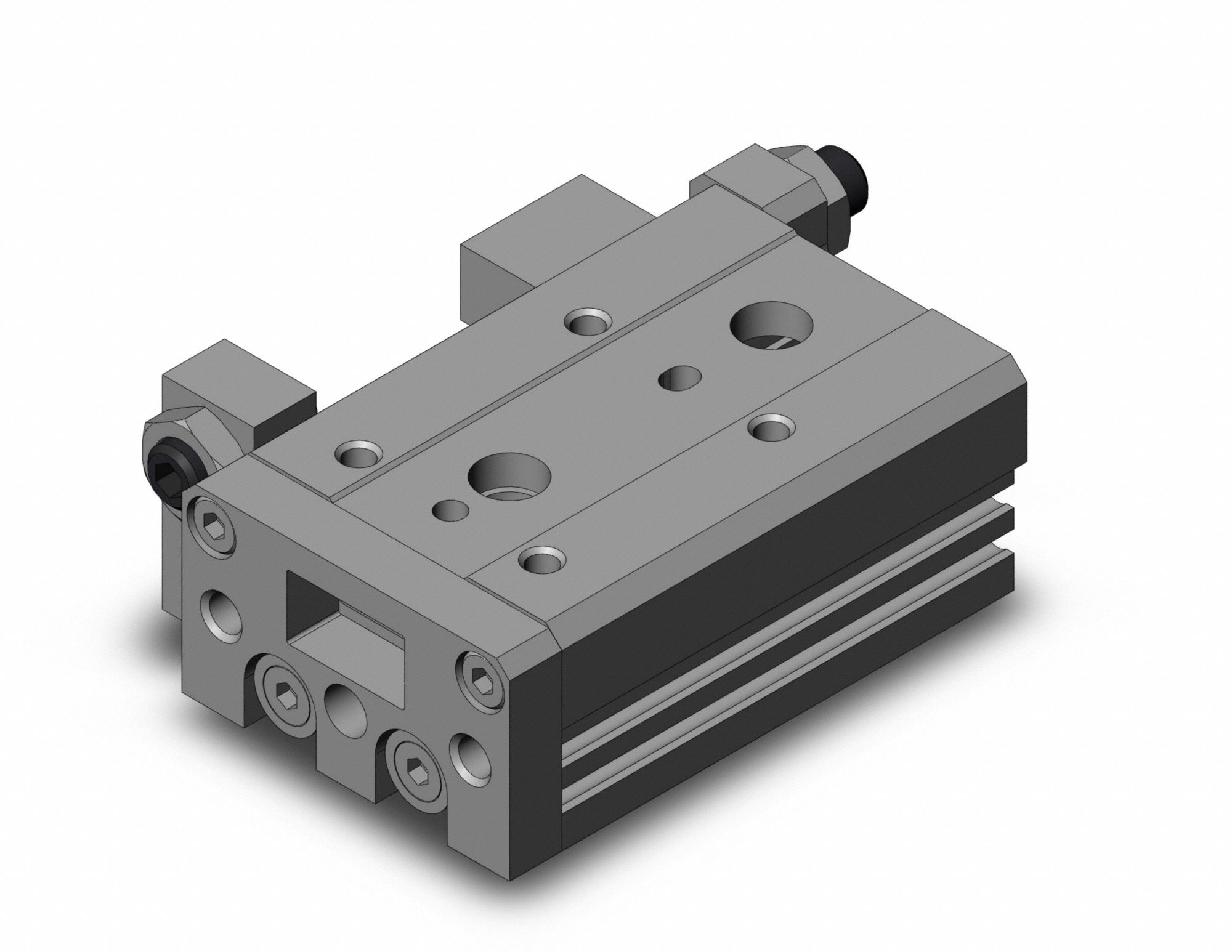 Air Slide Table: 30 mm Stroke Lg, 12 mm Bore Dia, Mfr Part # MXS12-30A, MXS Series, Metric