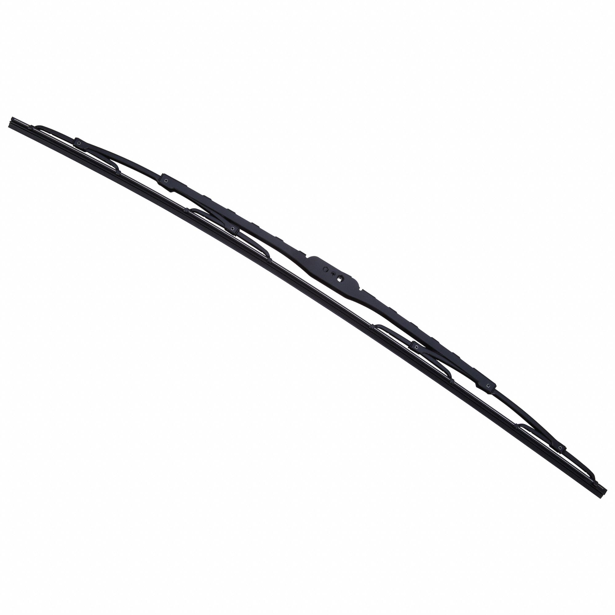 Wiper Blade: 28 in, 26 in and Up, Hook, Adapter Included, Connector Adapter, Front, 28 in