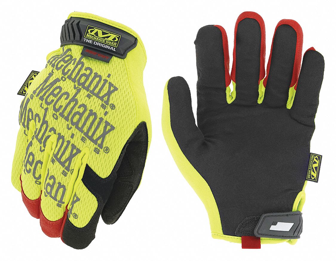 高評価！ SMG-X91-009 WEAR MECHANIX Mechanics Yellow,9 Gloves,Hi-Vis メンテナンス
