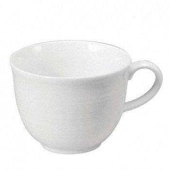 Porcelain BW Tall Cup, 9.5oz, PK36: 9 1/2 fl oz Capacity, Porcelain, Bright White, 3 3/4 in Dia
