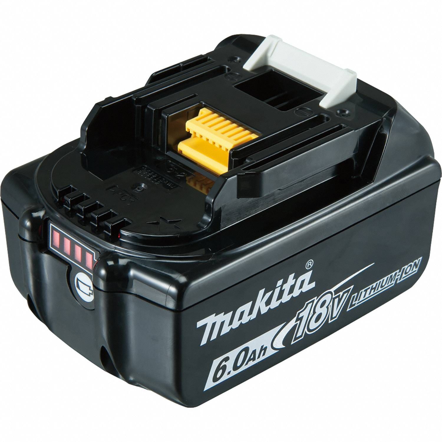 MAKITA Cordless Tool Battery: LXT®, 6 Ah, 10 Batteries Included, Pouch, 18V DC, 10 PK (MPN BL1860B-10). Key specifications — attr1278107: Not Rated.