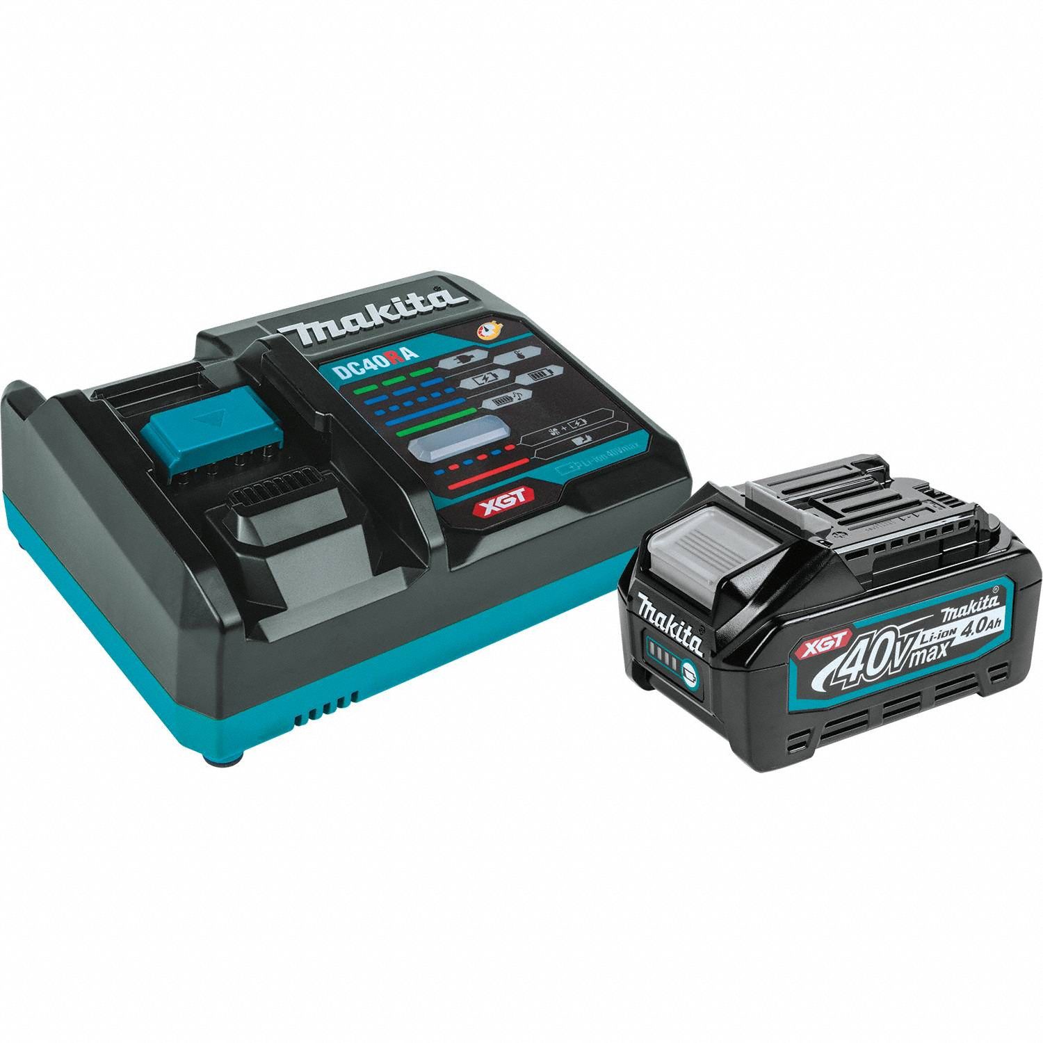 Battery: XGT®, 4 Ah, Battery Included, Charger Included, Tabbed, 40V DC