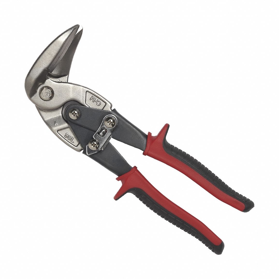 Aviation Snip: Right, 8 3/4 in Overall Lg, 1 1/2 in Cutting Lg, Steel, TPR, Steel