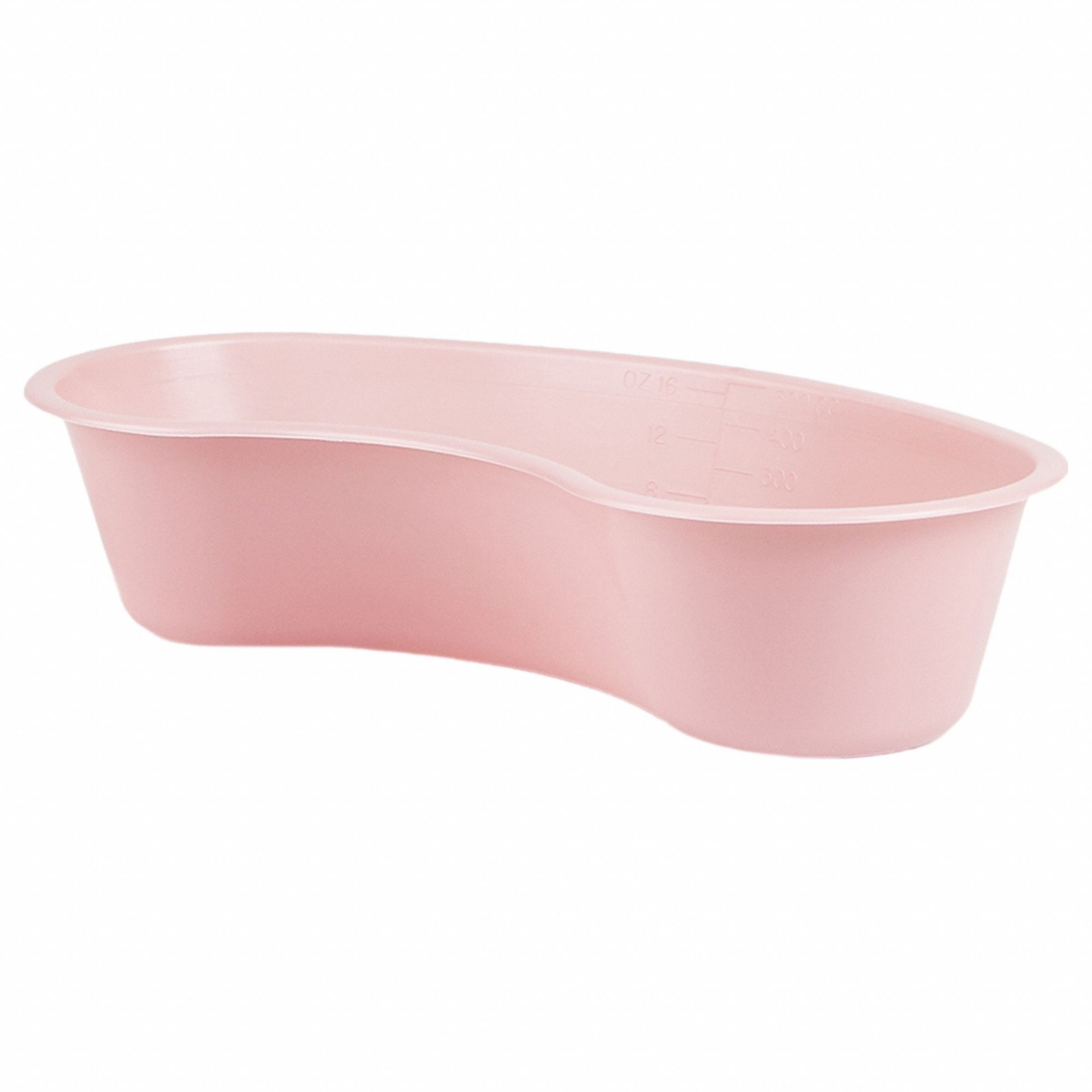 Emesis: 16 oz Capacity, 8 1/2 in Overall Ht, Red