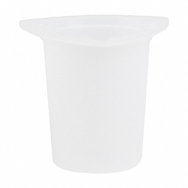 Tri-Pour Beaker: Low Form, 100 mL Capacity - mL, 3.38 fl oz Capacity - oz, 63 mm Overall Ht