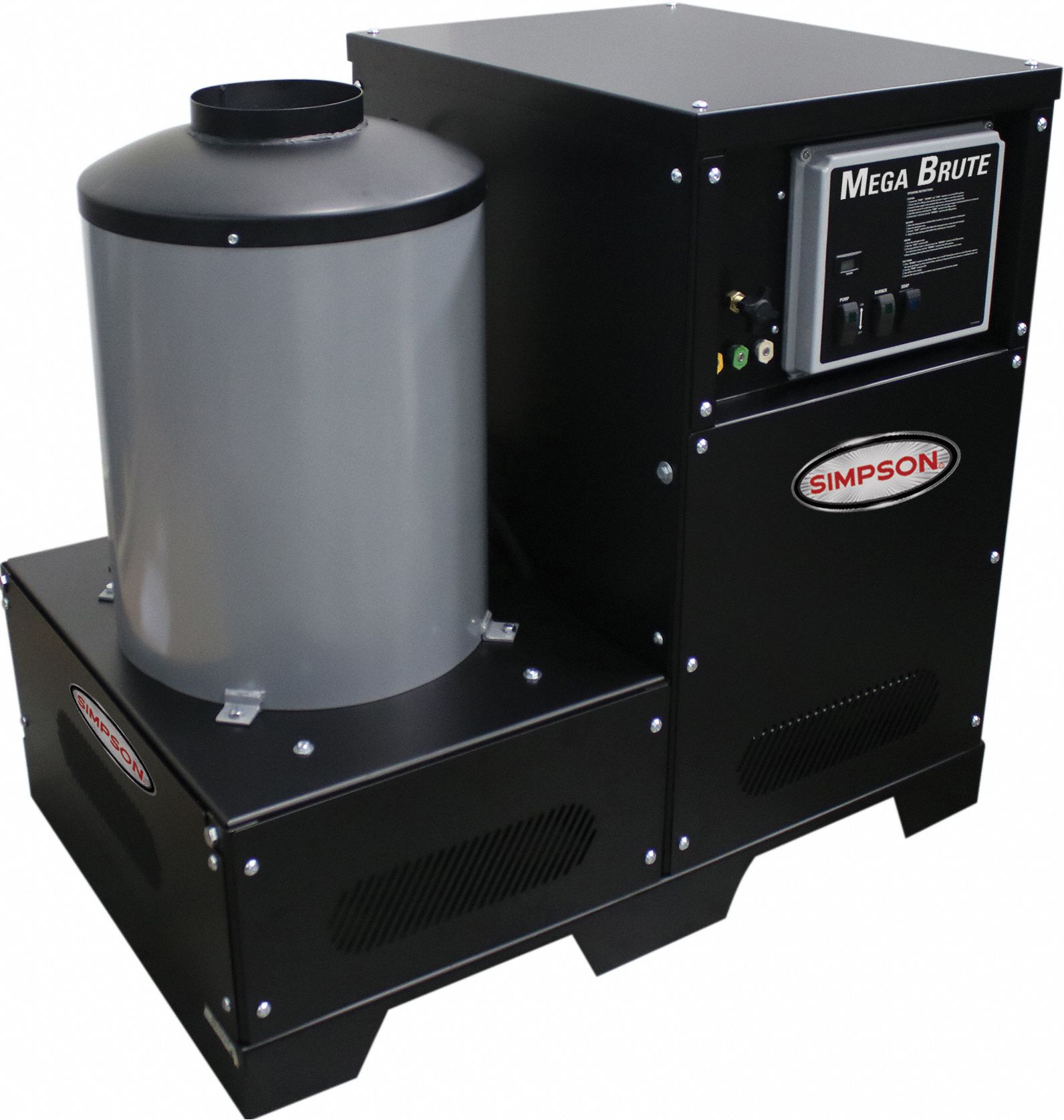 Electric Pressure Washer: Stationary, 230 V – Single-Phase, 3, 000 psi, 4 gpm, 7 1/2 hp