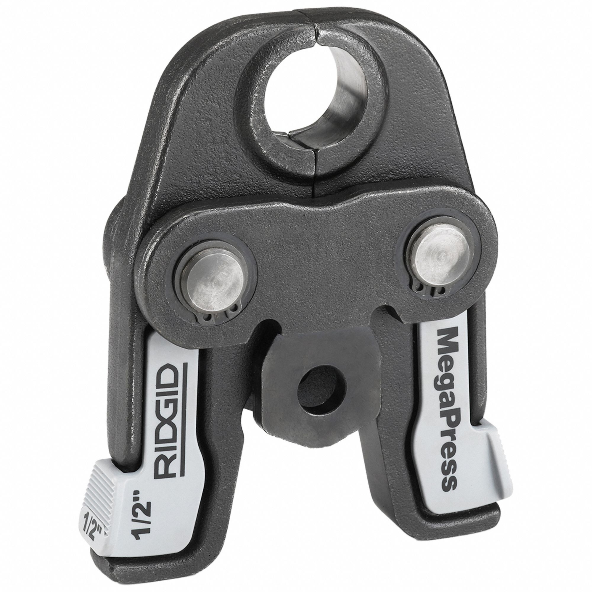 Press Jaw: 1/2 in Pipe, Stainless Steel, For Viega MegaPress, Extended/Std Tool Types