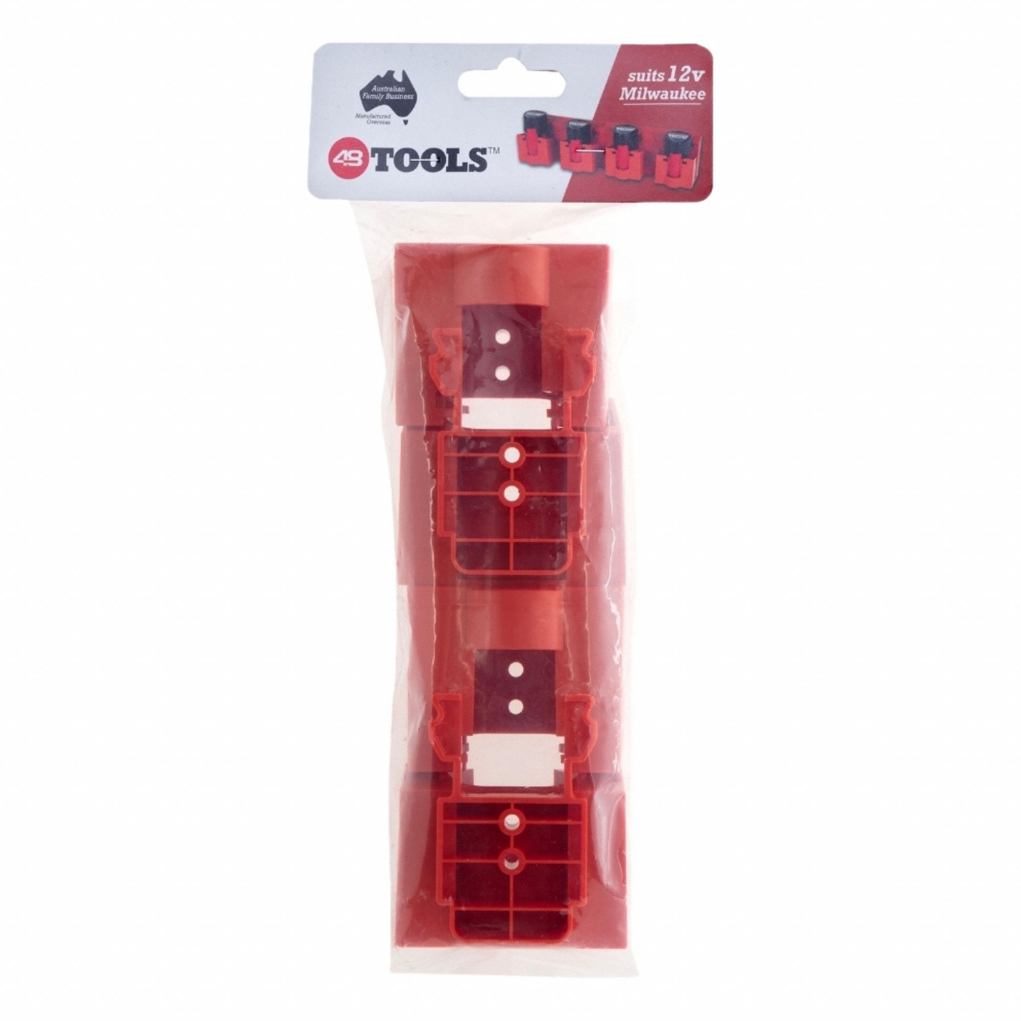 Battery Holder: Battery Holder, For 12 V Battery Volt, Milwaukee Batteries, Milwaukee