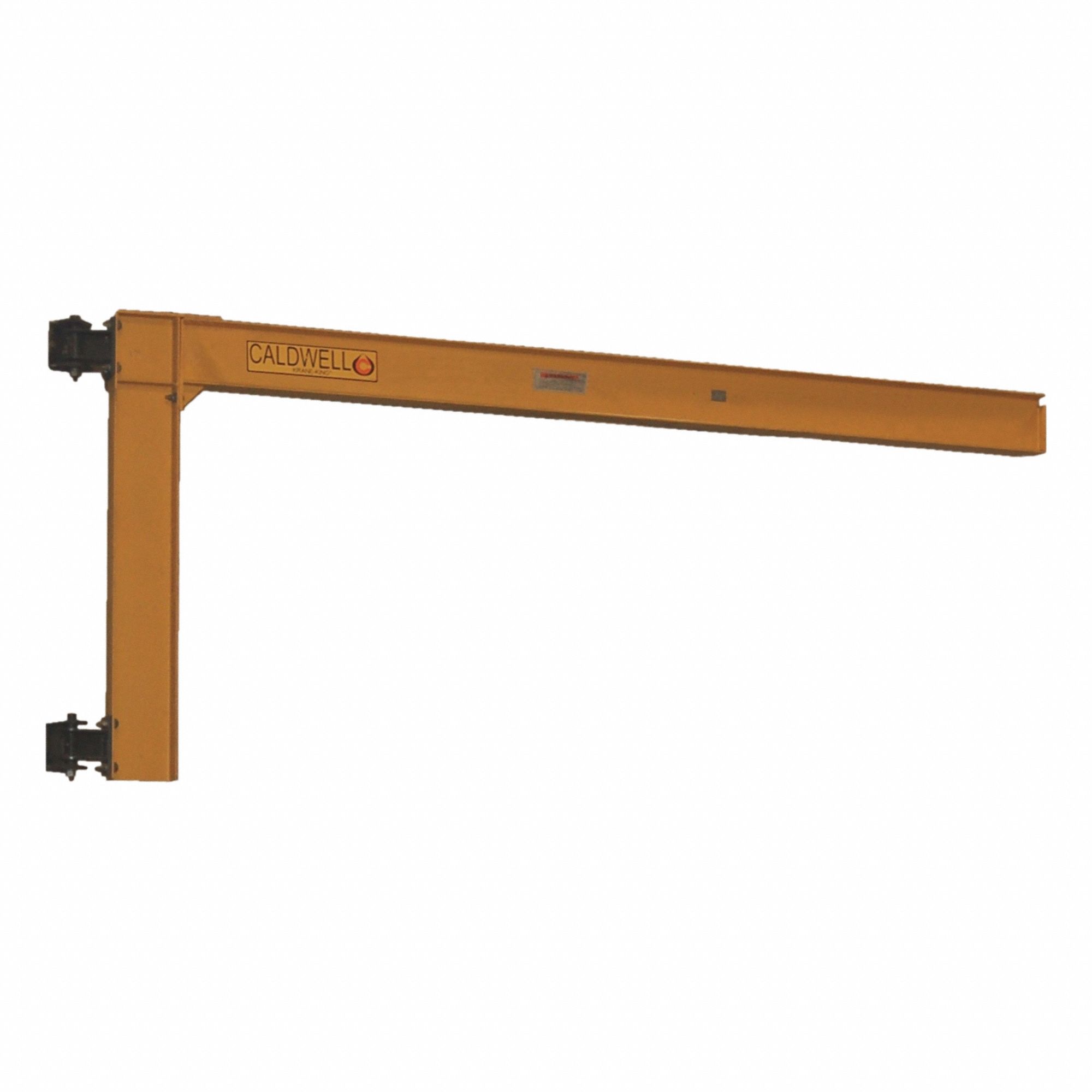 Jib Crane: Wall Mounted, 500 lb Load Capacity, 14 ft Overall Beam Lg, 4 in Beam Flange Wd