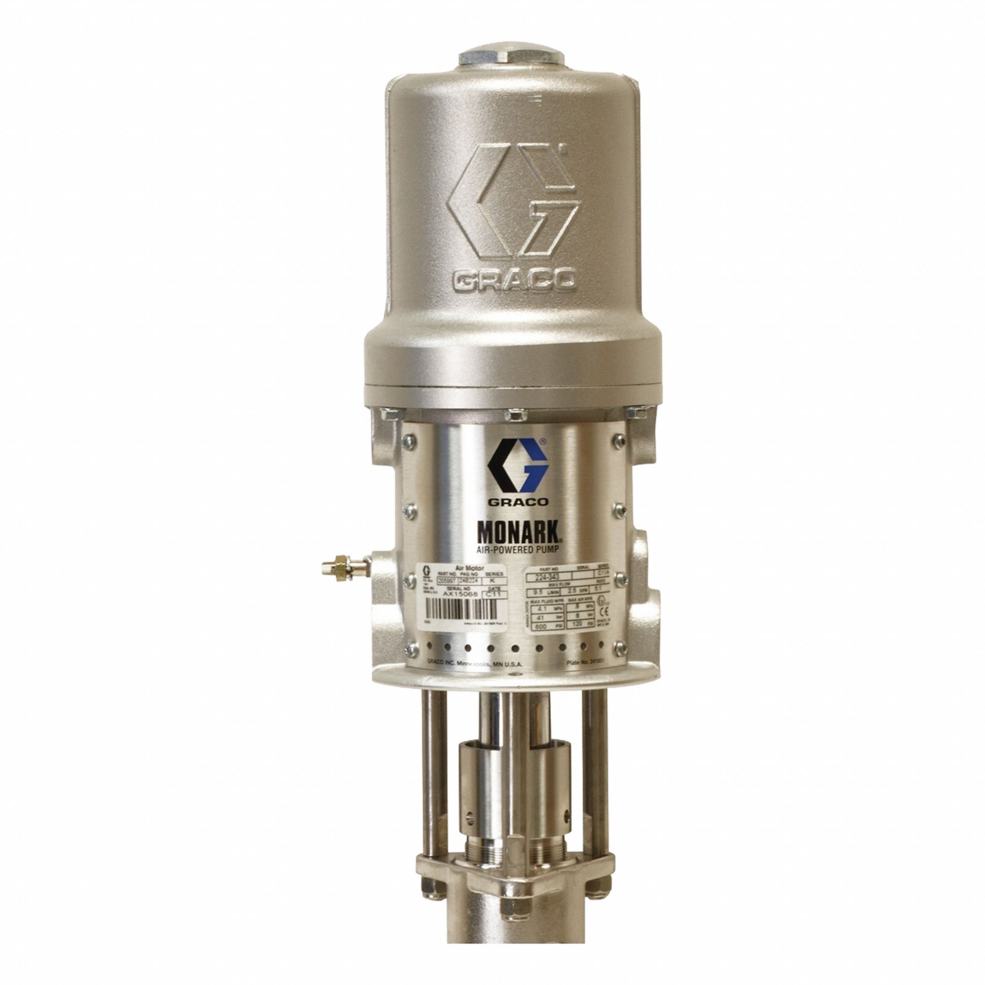 Air Drum Pump 5.5 gpm 200 psi 2 1