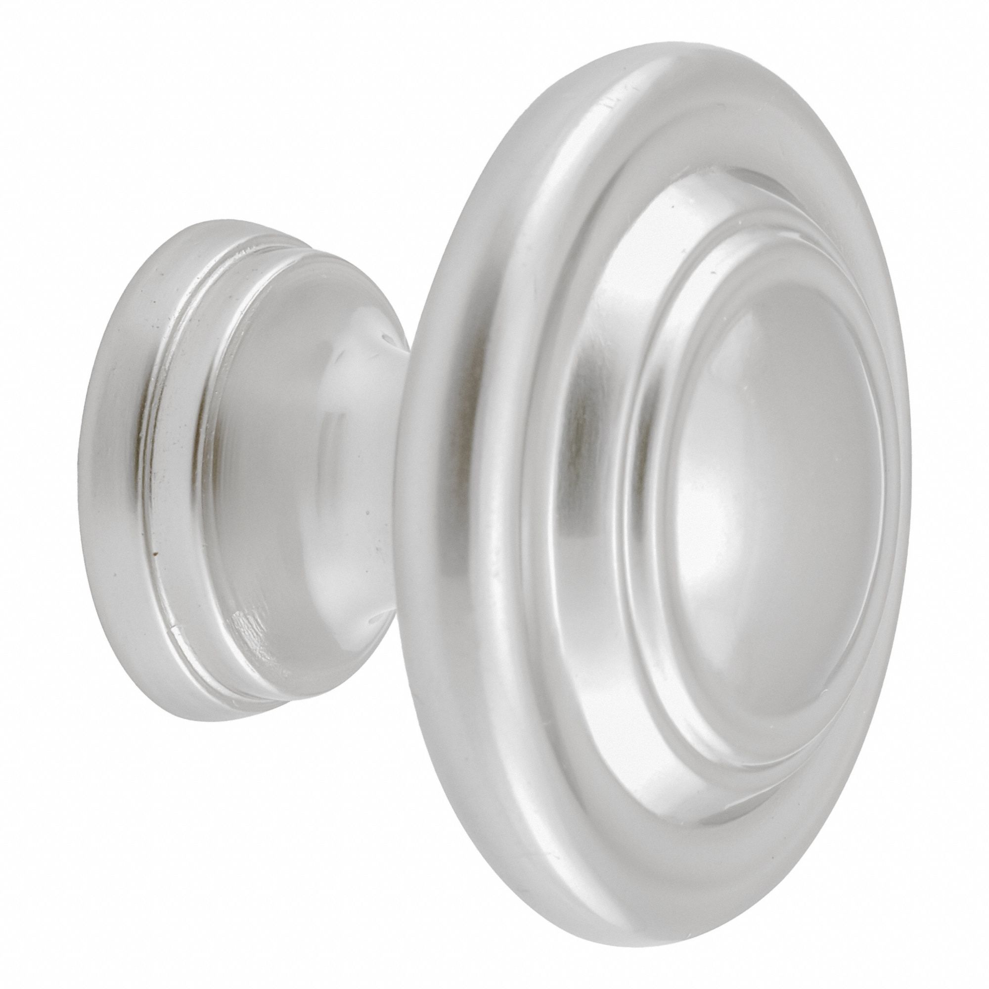 Closet Door Pull Knob Zinc Silver