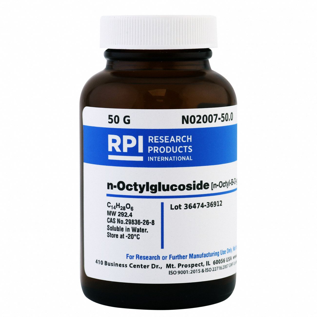 n-Octylglucoside, 50g, Powder