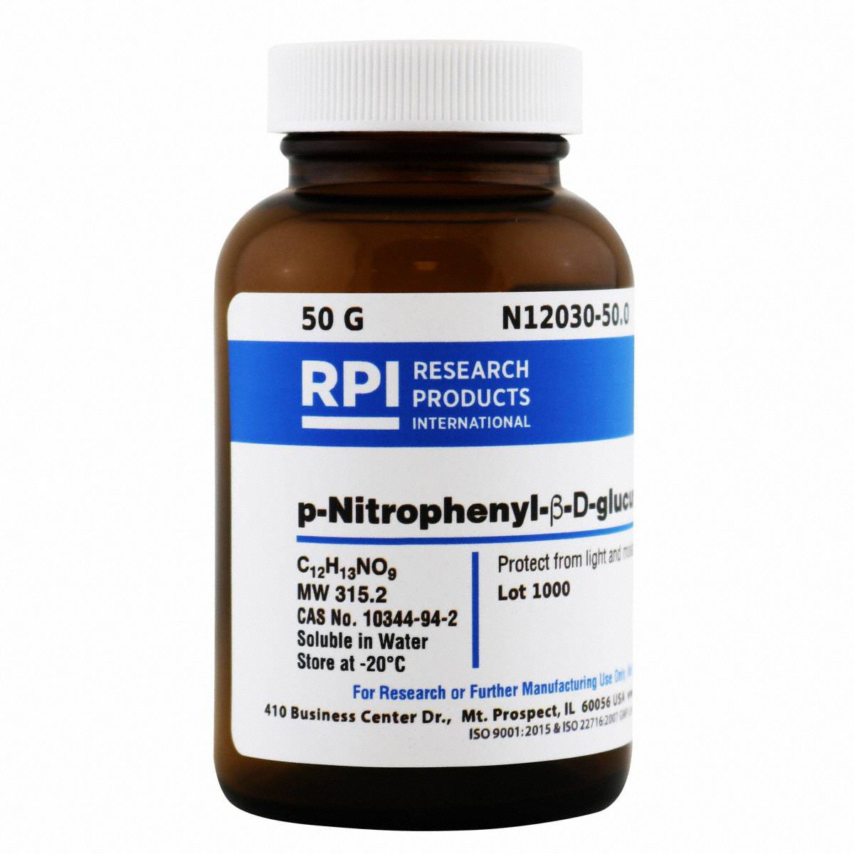 4-Nitrophenyl-B-D-glucuronide (NPG), 50g