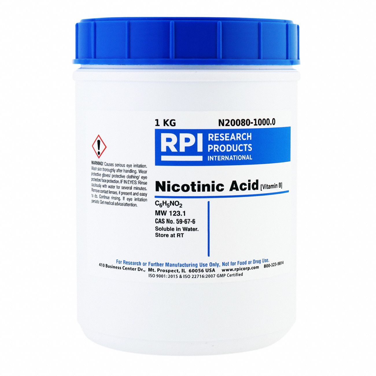 Nicotinic Acid [Vitamin B] Research or Further Manufacturing Use Only