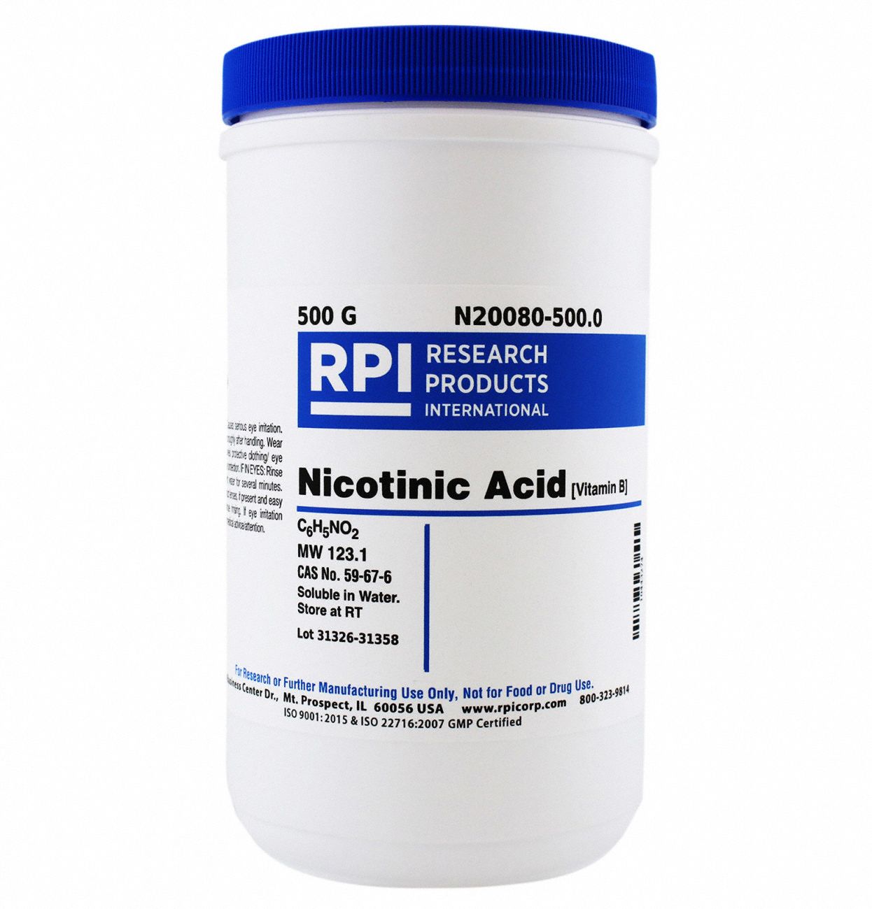 Nicotinic acid (Vitamin B), 500g