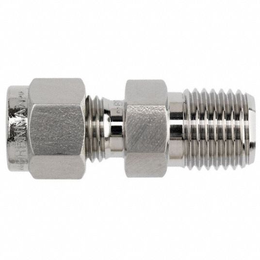 316 Stainless Steel, Compression x MNPT, Male Connector -  798AV4