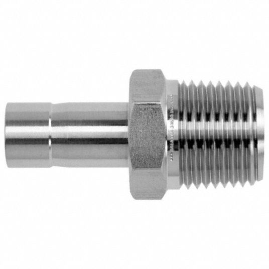 3 8 Compression Stub Stainless Steel Tube