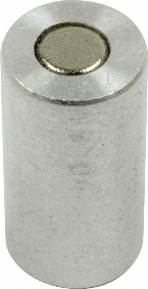 Alnico Magnet: Encased, 0.5 in Thick, 1/4 in Outside Dia, Round