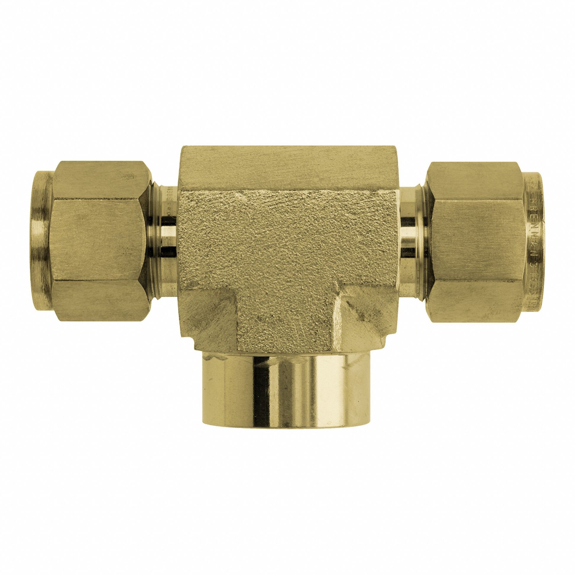 BRENNAN INDUSTRIES, 1/8 in OD x 1/8 in OD x 1/8 in Pipe Size