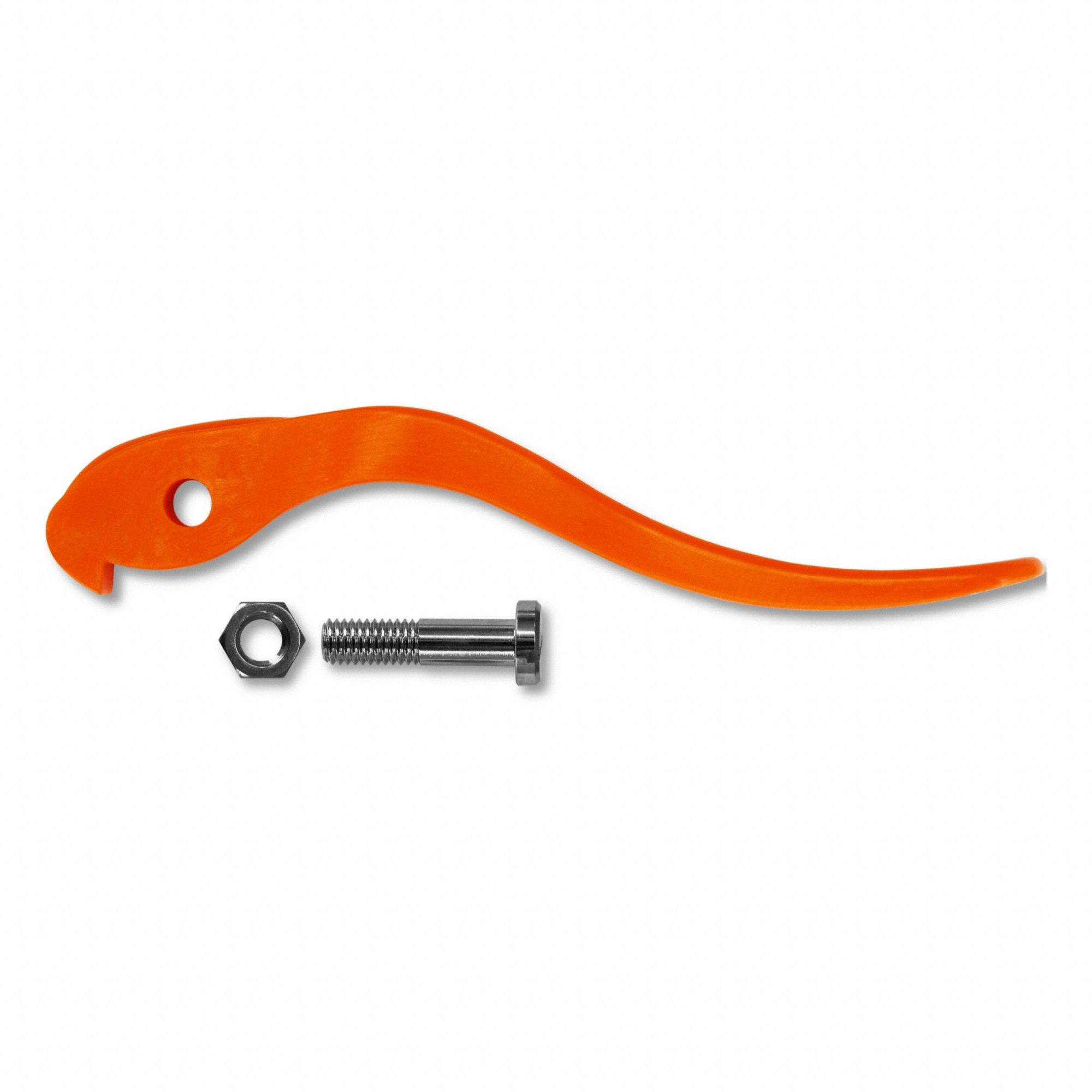 Spray Nozzle: Plastic, 6 1/2 in Overall Lg, Orange