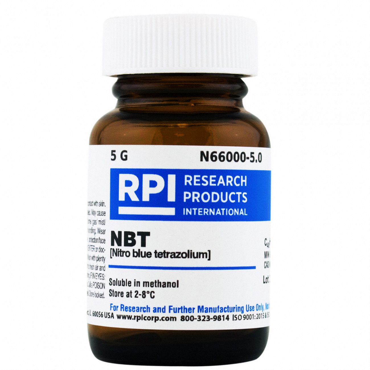 Nitro blue tetrazolium (NBT), 5g