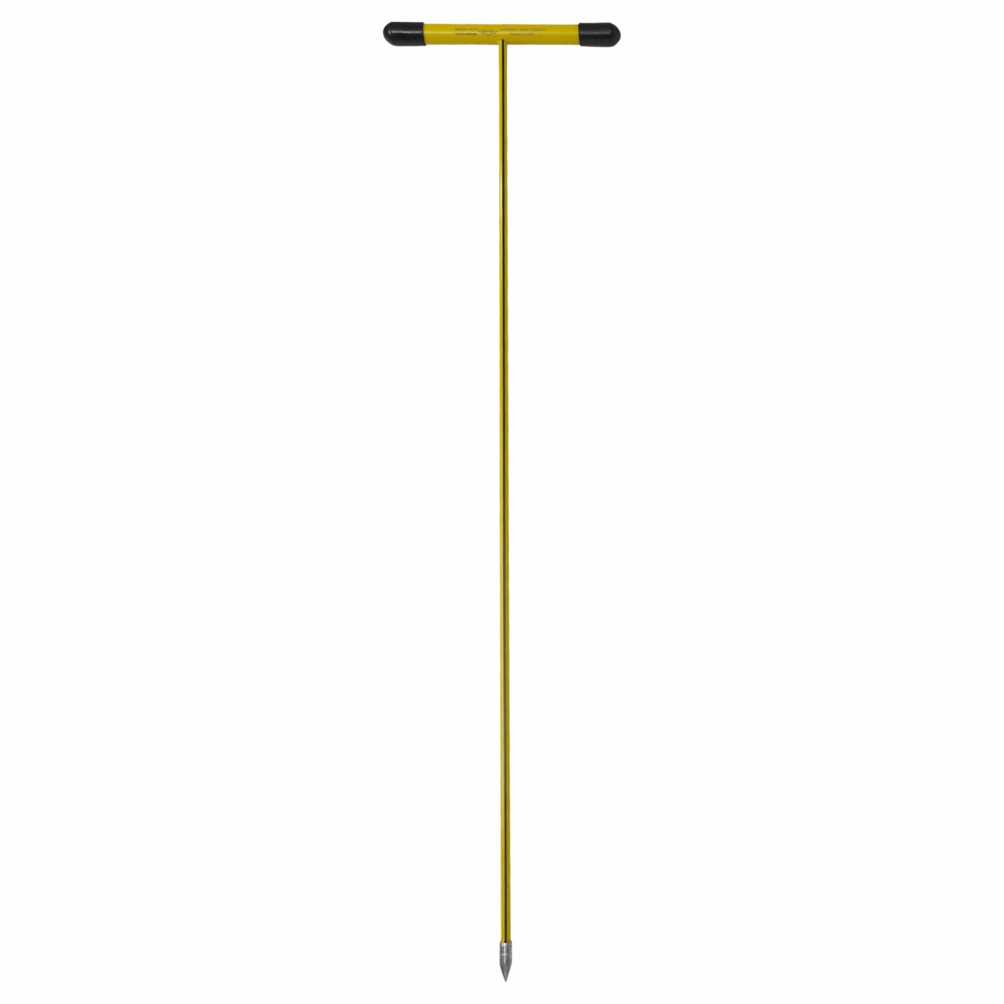 SOIL PROBE, 48 IN SHAFT L, FIBREGLASS SHAFT, ½ IN SHAFT DIAMETER, ZINC METAL TIP, T-GRIP HANDLE