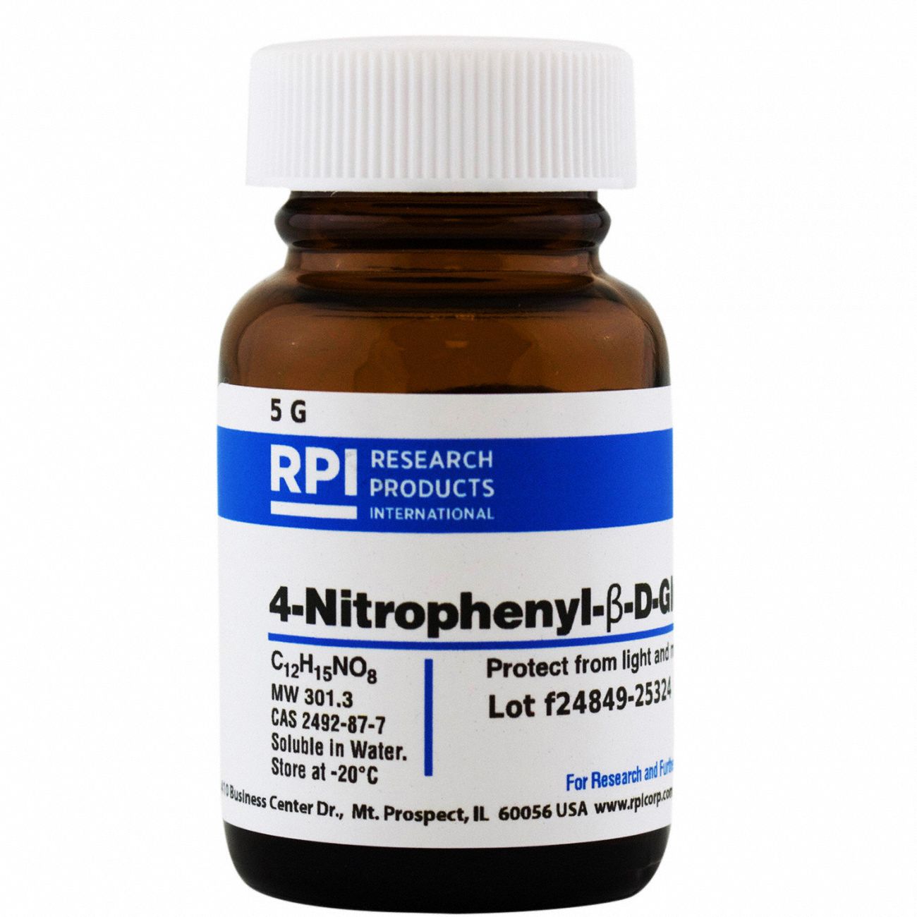 4-Nitrophenyl-B-D-glucopyranoside, 5g