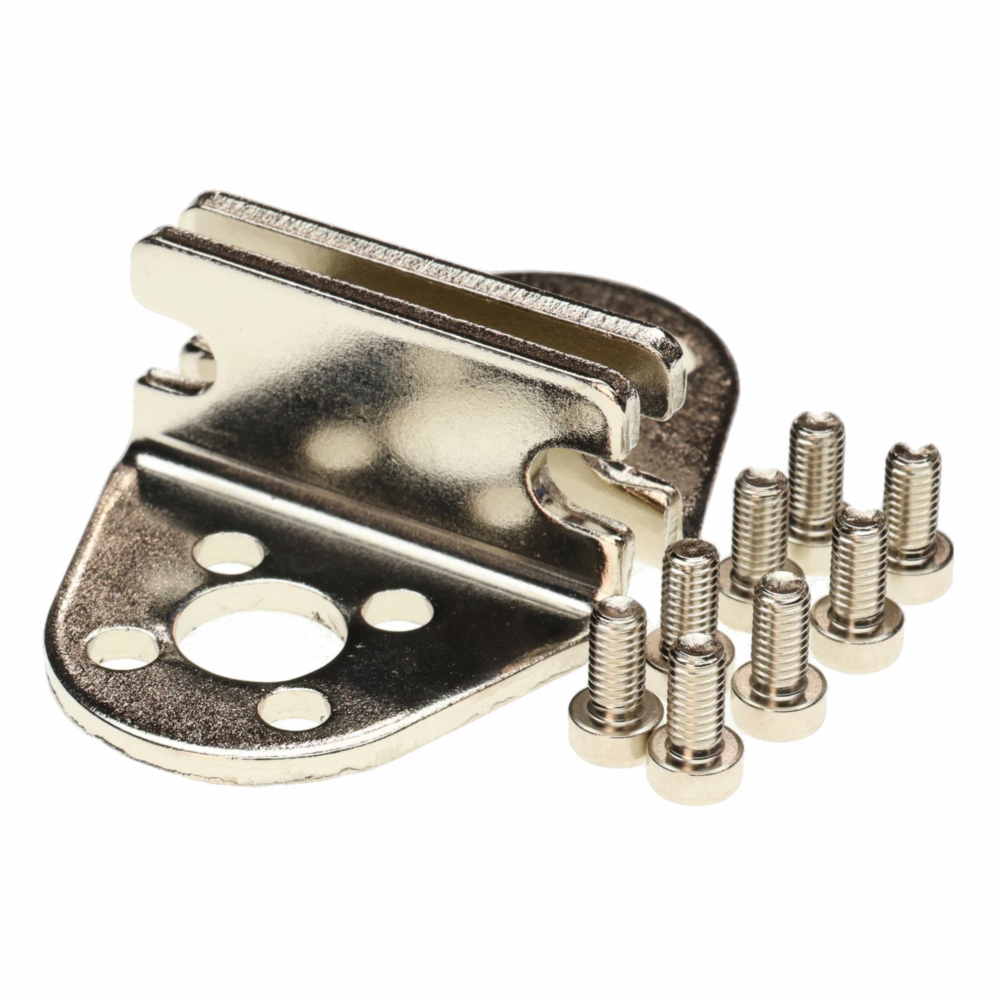 Foot Bracket: Foot Mount Type, Fits 25 mm Bore Dia, Steel, 5VDA4 to 5TJF7, NCG-L025