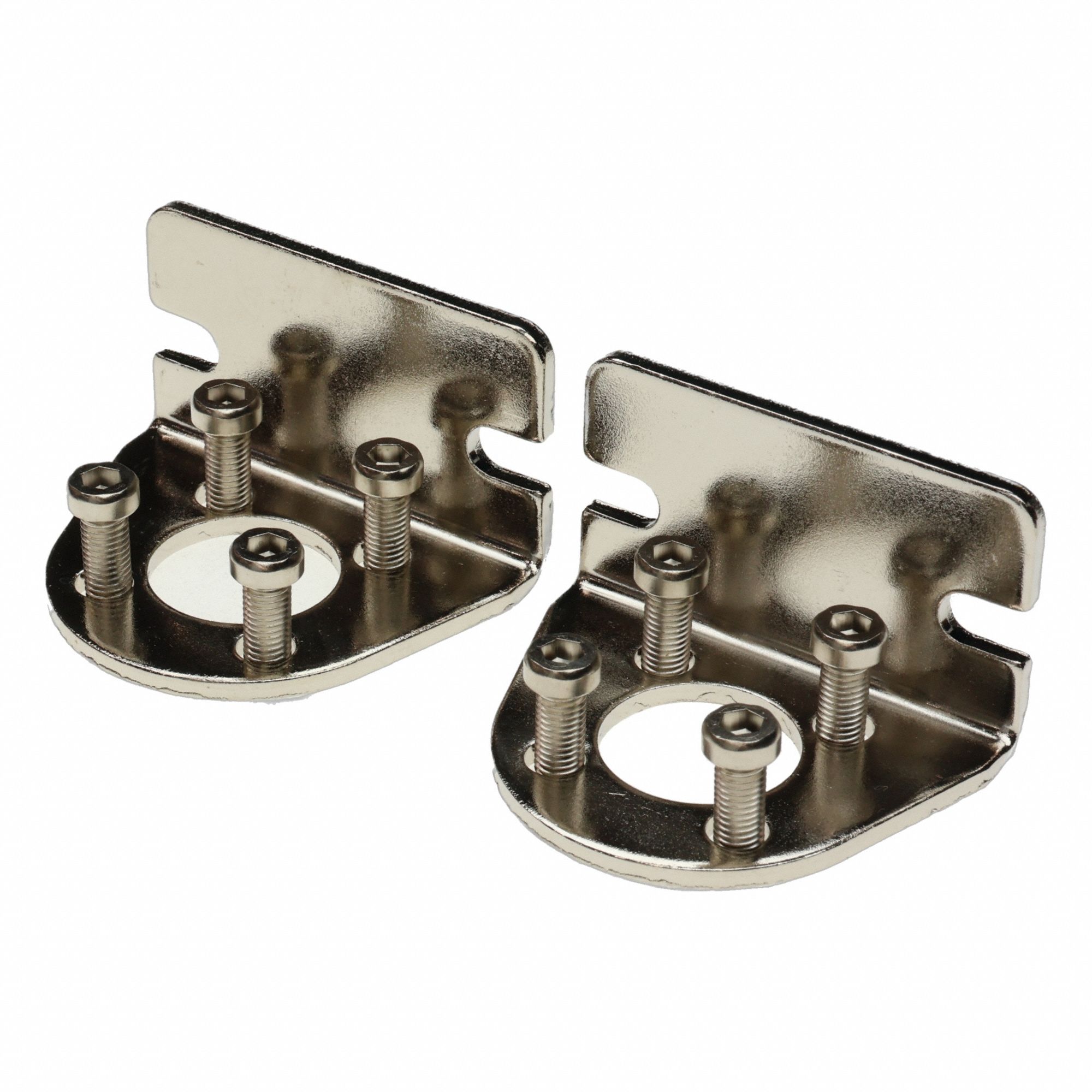 Foot Bracket: Foot Mount Type, Fits 40 mm Bore Dia, Steel, NCG-L040